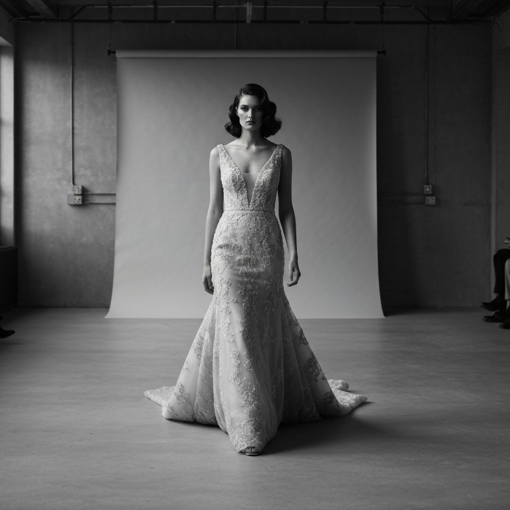 Fashion editorial showcasing AI-generated imagery